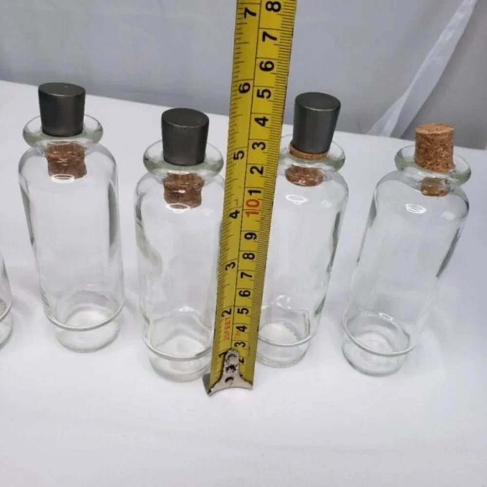Unique Jars Spice Witchy Goth Silver Tone 6 Jars Kitchen Spells - Picture 14 of 16